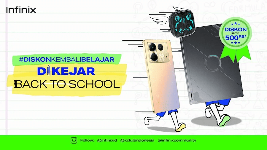 Infinix Sambut Tahun Ajaran Baru dengan Program ‘Dikejar Back to School’