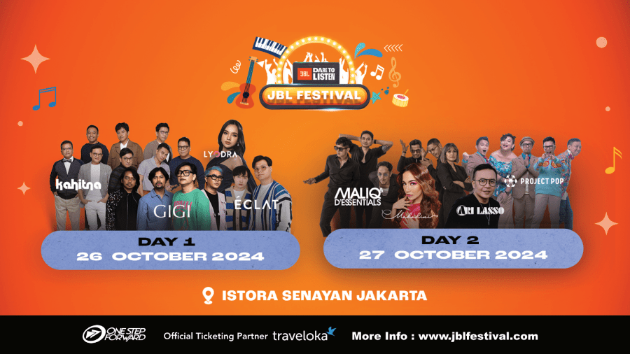 JBL “Dare to Listen” Hadir Oktober, Ada Maliq and D’Essentials, Ari Lasso, Kahitna, dan Gigi